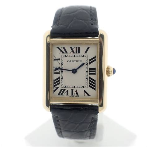 cartier horloge dames goud